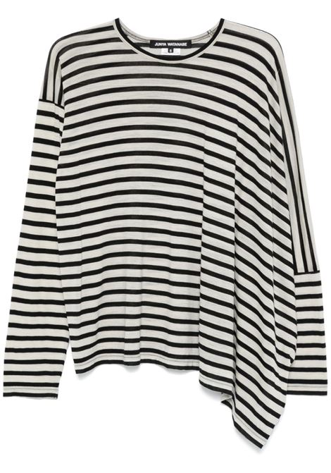 Black and blue striped T-shirt Junya watanabe - women